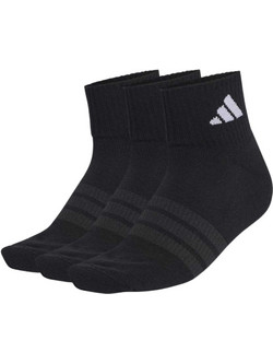 Adidas Ανδρικές Κάλτσες Κοντές Μαύρες 3Pack KC9633