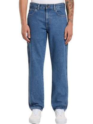 Dickies 993 Ανδρικό Τζιν Παντελόνι Κανονική Εφαρμογή Μπλε DK0A88PLCLB