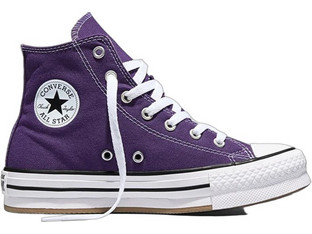 Converse Chuck Taylor All Star Eva Lift Canvas Platform Purple A15863C