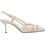 Tamaris Γόβες Slingback Δερμάτινες με Τακούνι Στιλέτο Μπεζ 1-29631-46-413