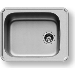 Pyramis Space Plus Ένθετος Νεροχύτης Inox Σατινέ Σαγρέ 61x48cm 108722401