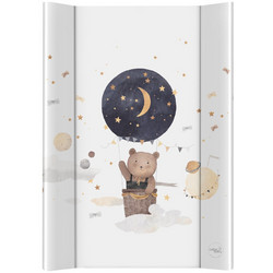 Ceba Baby Cosmic Bear Μαλακή Αλλαξιέρα Μωρού Πλαστική 70x50cm Λευκή