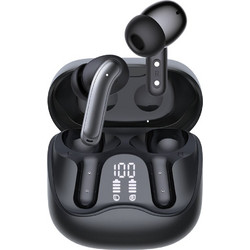 Techsuit EchoFit Pro CW5 Ακουστικά Bluetooth In Ear Black