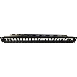DST SW-2624-M2 Patch Panel Keystone Rack 1U 19" 24 Θυρών Unshielded UTP