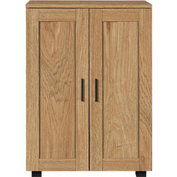 Fylliana Παπουτσοθήκη Μοριοσανίδας Cubo Oak M60xΠ33xΥ84cm 271-226-083