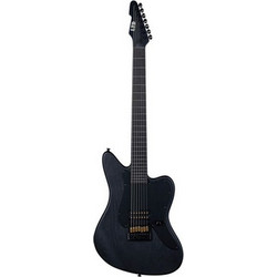 ESP AW-XJ7B Ηλεκτρική Κιθάρα με Μαγνήτες H & Ταστιέρα Ebony 7 Χορδών Black Open Grain Satin