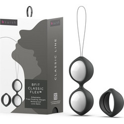 bswish Bfit Classic Flex Σετ Κολπικές Μπάλες Μαύρες 2τμχ