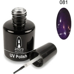 Amora 081 Mystic Violet Ημιμόνιμο Βερνίκι Νυχιών 10ml