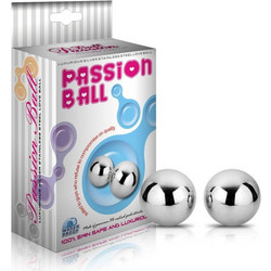 Lovetoy Passion Dual Σετ Κολπικές Μπάλες Ασημί 2τμχ