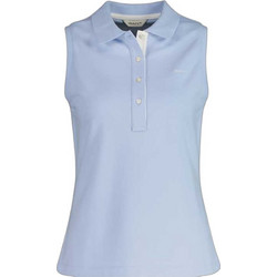 Gant Γυναικεία Μπλούζα Polo Αμάνικη Γαλάζια 3GW4200560