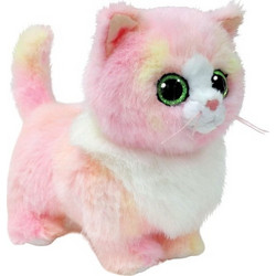 Ty Beanie Boos Ροζ Λευκή Γάτα 15cm