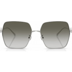 Tory Burch TY6118D 32742A Γυναικεία Γυαλιά Ηλίου Τετράγωνα Μεταλλικά Ασημί με Μαύρο Φακό