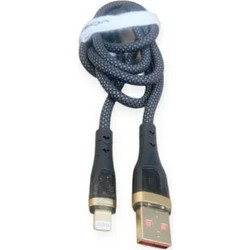 Treqa CA-8812 Braided USB-A to Lightning Cable 1m Black