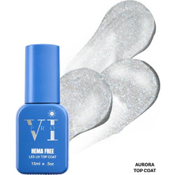 Mixcoco Beauty VI Aurora Wipe Top Coat Ημιμόνιμο Βερνίκι Νυχιών 15ml