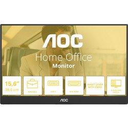 AOC 16T20E2 IPS Φορητό Monitor 15.6" 1920x1080 FHD 60Hz 4ms