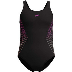 Speedo Αθλητικό Παιδικό Μαγιό Ολόσωμο για Κορίτσι Μαύρο Φούξια 808324-18692