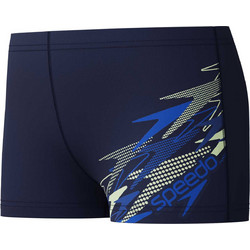 Speedo Αθλητικό Παιδικό Μαγιό Boxer για Αγόρι Navy Μπλε AQUASHORTJM