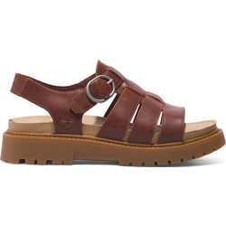 Timberland Παιδικά Πέδιλα για Αγόρι Ανατομικά Καφέ TB0A5ZKZEQ81