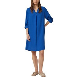 S.Oliver Mini Καλοκαιρινό Καθημερινό Φόρεμα Λινό Royal Blue 2176378-5615