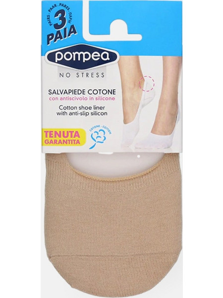Pompea Ανδρικές Κάλτσες Σοσόνια Μπεζ 3Pack 09511467