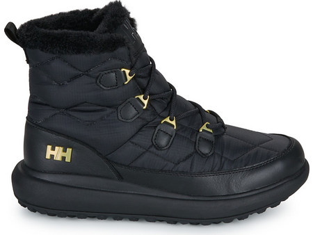 Helly Hansen Γυναικεία Μποτάκια Χιονιού Μαύρα με Γούνα 12047-990