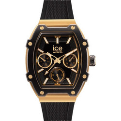 Ice Watch Γυναικείο Ρολόι Χρονογράφος με Μαύρο Καουτσούκ Λουράκι IC022865