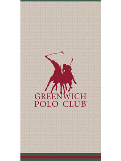 Greenwich Polo Club 5225 Πετσέτα Θαλάσσης Μπεζ 90x180cm