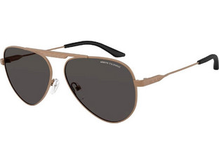 Armani Exchange AX2060S 610687 Ανδρικά Γυαλιά Ηλίου Aviator Μεταλλικά Χρυσά με Μαύρο Φακό