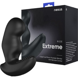 Nexus Ride Extreme Πρωκτική Σφήνα Ασύρματη με Δόνηση 14cm Μαύρη