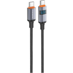 Foneng X116 Braided USB-C to USB-C 60W 1.2m Black