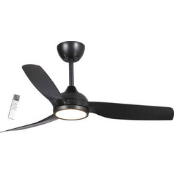 Primo PRCF-80728 Ανεμιστήρας Οροφής 132cm 35W με Φως Τηλεχειριστήριο & WiFi Μαύρος
