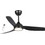 Primo PRCF-80728 Ανεμιστήρας Οροφής 132cm 35W με Φως Τηλεχειριστήριο & WiFi Μαύρος