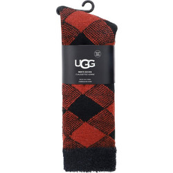 UGG Grady Fleece Ανδρικές Κάλτσες Ψηλές Κόκκινες 1133033-RBSB