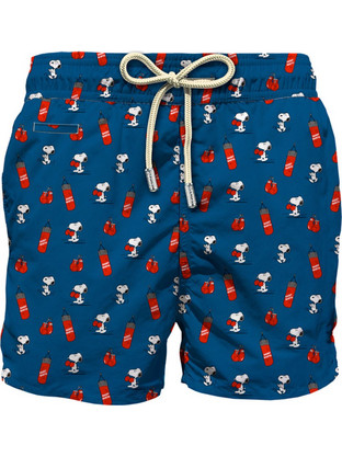 Mc2 Saint Barth Fantasy Ανδρικό Μαγιό Σορτς με Σχέδια Navy Μπλε LIG0003-07959L