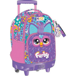 Must Furby Σχολική Τσάντα Τρόλεϊ Δημοτικού Πολύχρωμη 484507