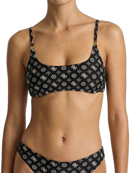 Guess Bikini Top Μπουστάκι Μαύρο E6GJ09MC04R-PMK9
