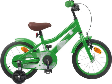 vidaXL 42009374 Παιδικό Ποδήλατο Πόλης 14" Πράσινο