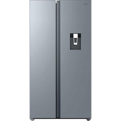 Candy CNSQ2T918EWX Ψυγείο Ντουλάπα 523lt No Frost Υ177.5xΠ90.8xΒ64.7cm Inox