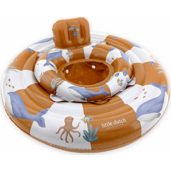 Little Dutch Ocean World Βρεφικό Σωσίβιο Swimtrainer για 6-12 Μηνών Καφέ LD2016387