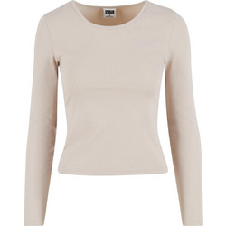 Urban Classics Γυναικείο Χειμερινό Crop Top Βαμβακερό Εκρού TB7786-01325