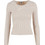 Urban Classics Γυναικείο Χειμερινό Crop Top Βαμβακερό Εκρού TB7786-01325