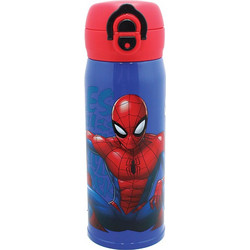 Gim Spiderman Παιδικό Παγούρι Θερμός Ανοξείδωτο BPA Free Μπλε Κόκκινο 380ml