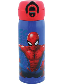 Gim Spiderman Παιδικό Παγούρι Θερμός Ανοξείδωτο BPA Free Μπλε Κόκκινο 380ml