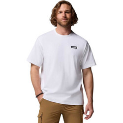 Columbia Csc Heavyweight Back Graphic Tee Ανδρικό Αθλητικό T-Shirt Λευκό 2155041-100