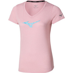 Mizuno Core Runbird Tee Γυναικείο Αθλητικό T-Shirt Ροζ J2GAC71061