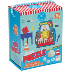 Παιδικό Puzzle Floss & Rock Construction 12 Κομμάτια