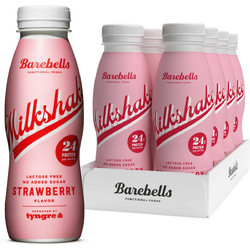 Barebells Milkshake Strawberry Πρωτεΐνη 8x330ml