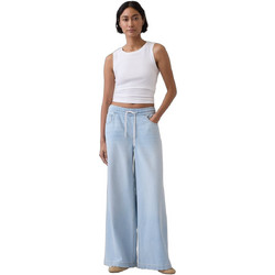 Gap UltraSoft Easy Γυναικείο Τζιν Παντελόνι Loose Εφαρμογή Γαλάζιο 877815000