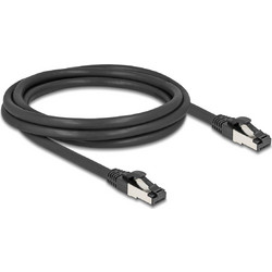 DeLOCK S/FTP Cat.8.1 Καλώδιο Δικτύου Ethernet 2m Black 80572