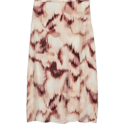 Vero Moda Μίντι Φούστα Υφασμάτινη Ψηλόμεση Μπεζ Καφέ 10346097